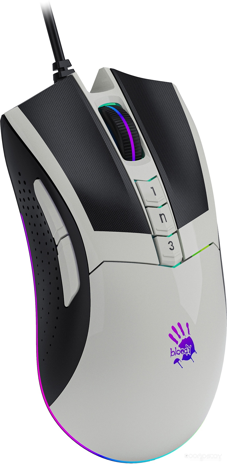 Игровая мышь A4Tech Bloody W90 Max (белый/черный), фото 2