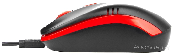 Мышь Gembird MUSW-350 Black-Red USB, фото 5