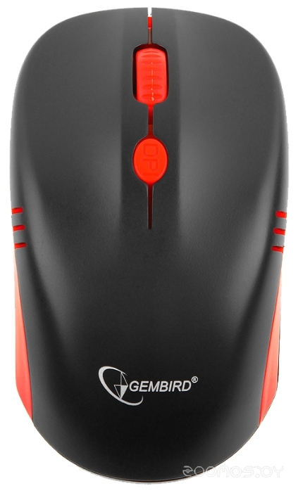 Мышь Gembird MUSW-350 Black-Red USB, фото 3