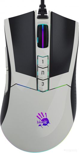 Игровая мышь A4Tech Bloody W90 Max (белый/черный), фото 1