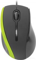 Мышь Defender MM-340 USB черный+зеленый