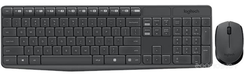 Клавиатура + мышь Logitech Logitech MK235 Wireless Keyboard and Mouse, фото 2