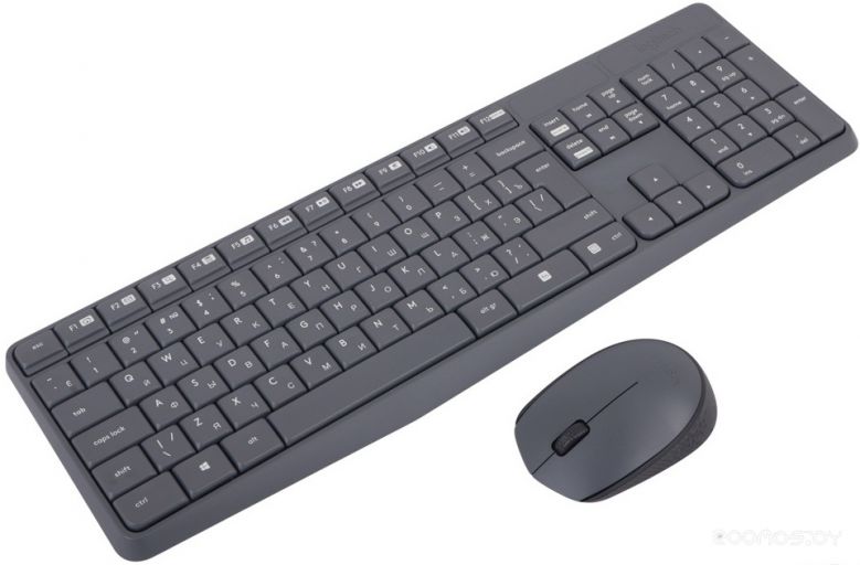 Клавиатура + мышь Logitech Logitech MK235 Wireless Keyboard and Mouse, фото 1