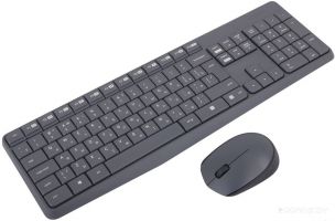 Клавиатура + мышь Logitech Logitech MK235 Wireless Keyboard and Mouse