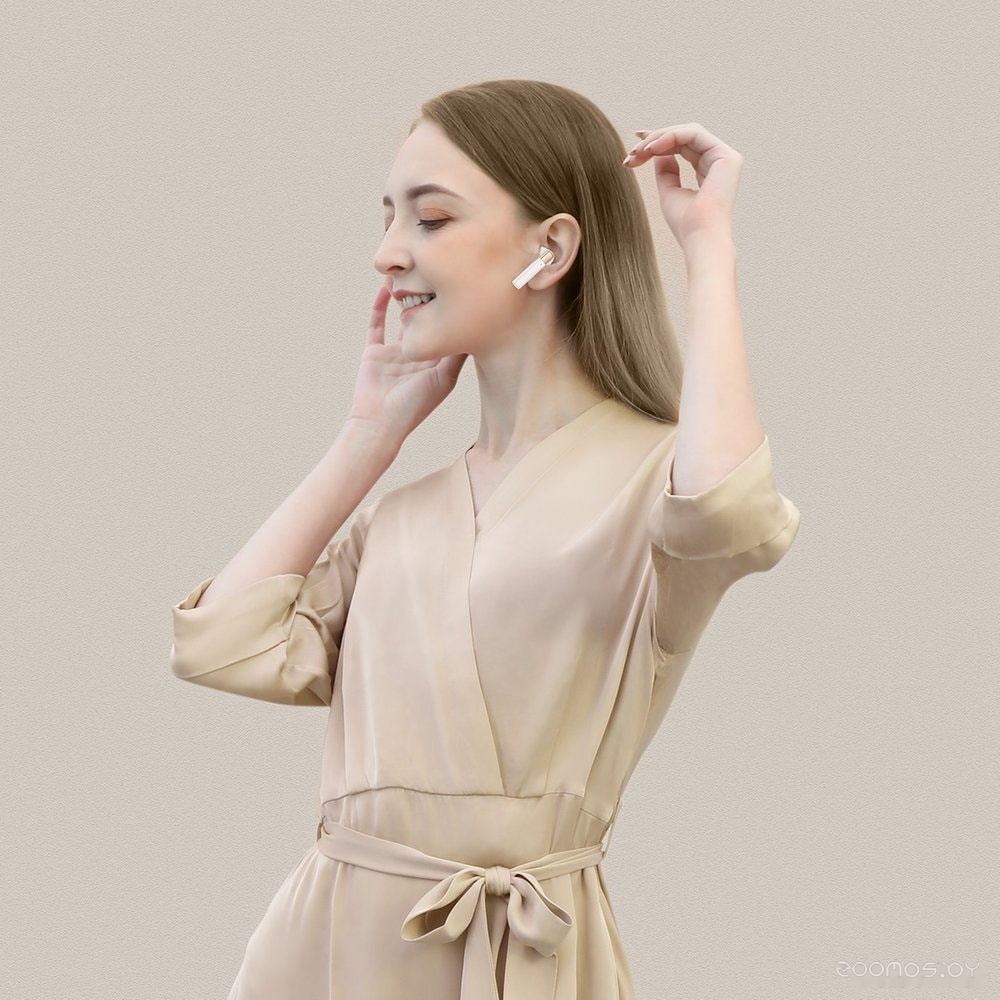 Наушники Baseus Encok W2 (белый/золотистый), фото 4
