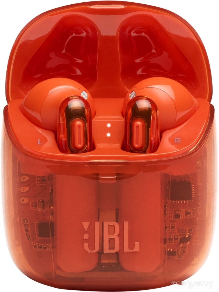 Наушники JBL Tune 225 TWS Ghost Edition (оранжевый), фото 5