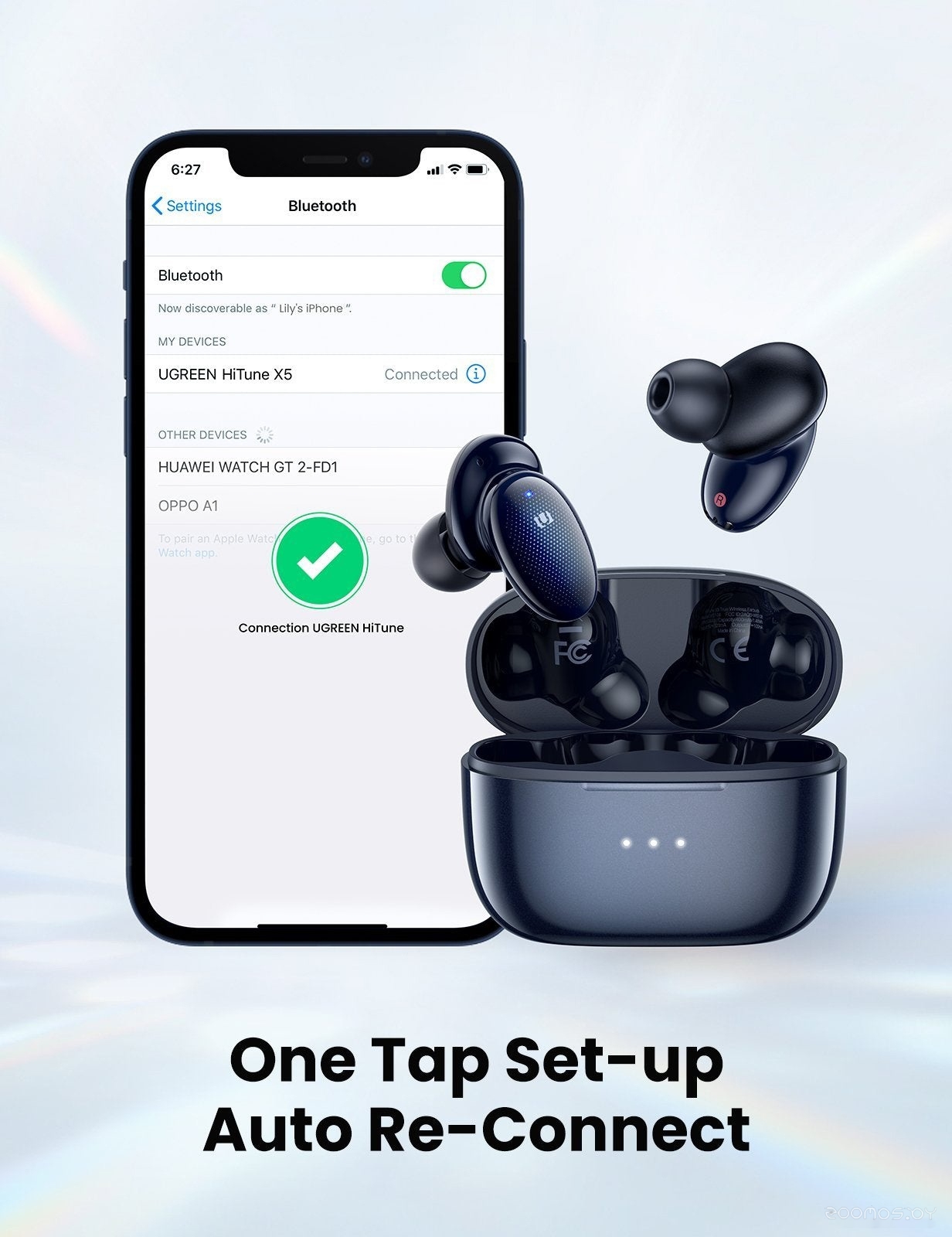 Наушники Ugreen HiTune X5, фото 7
