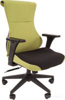 Кресло Chairman Game 10 (черный/зеленый)