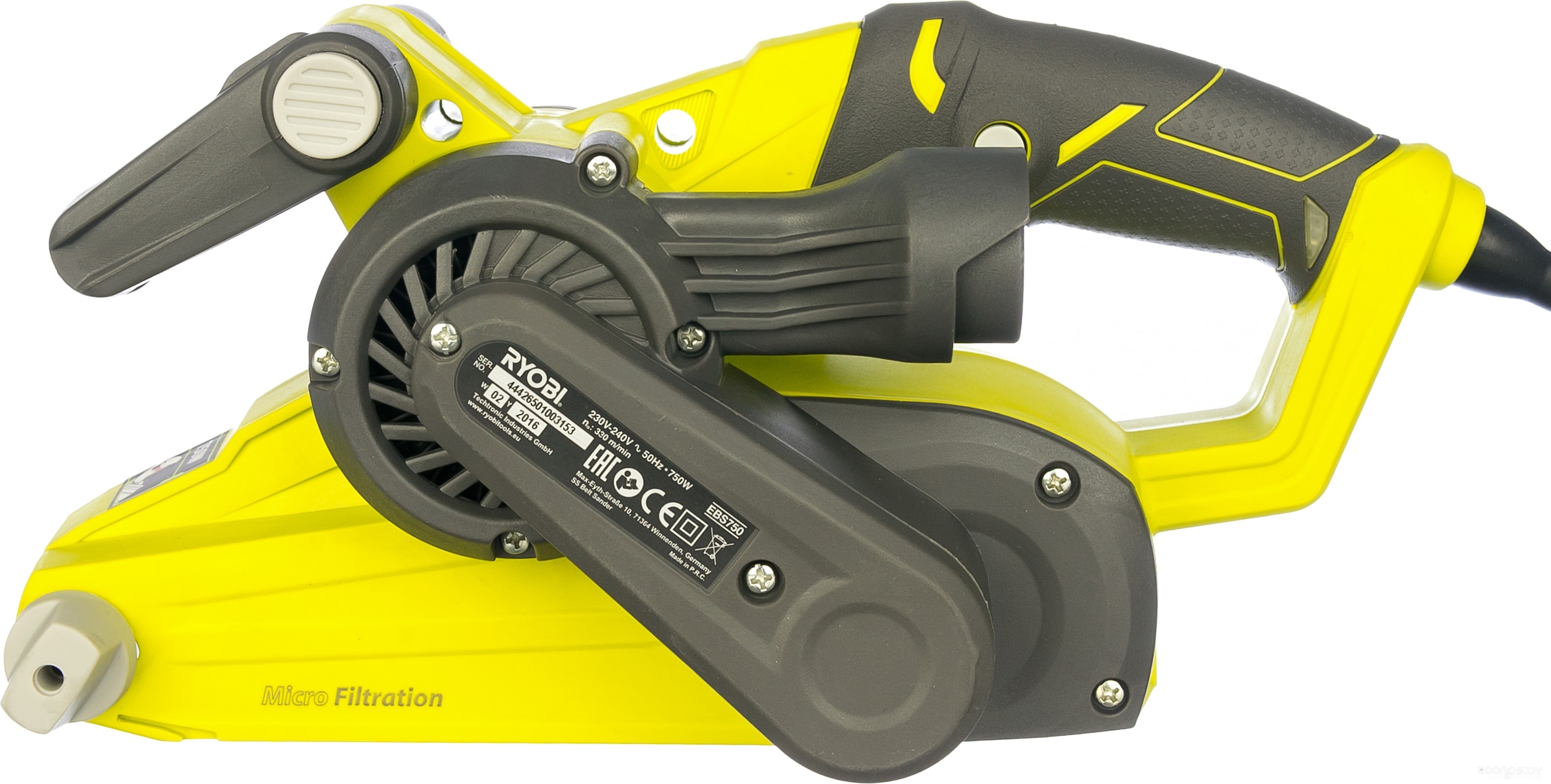 Ленточная шлифмашина Ryobi EBS750, фото 3