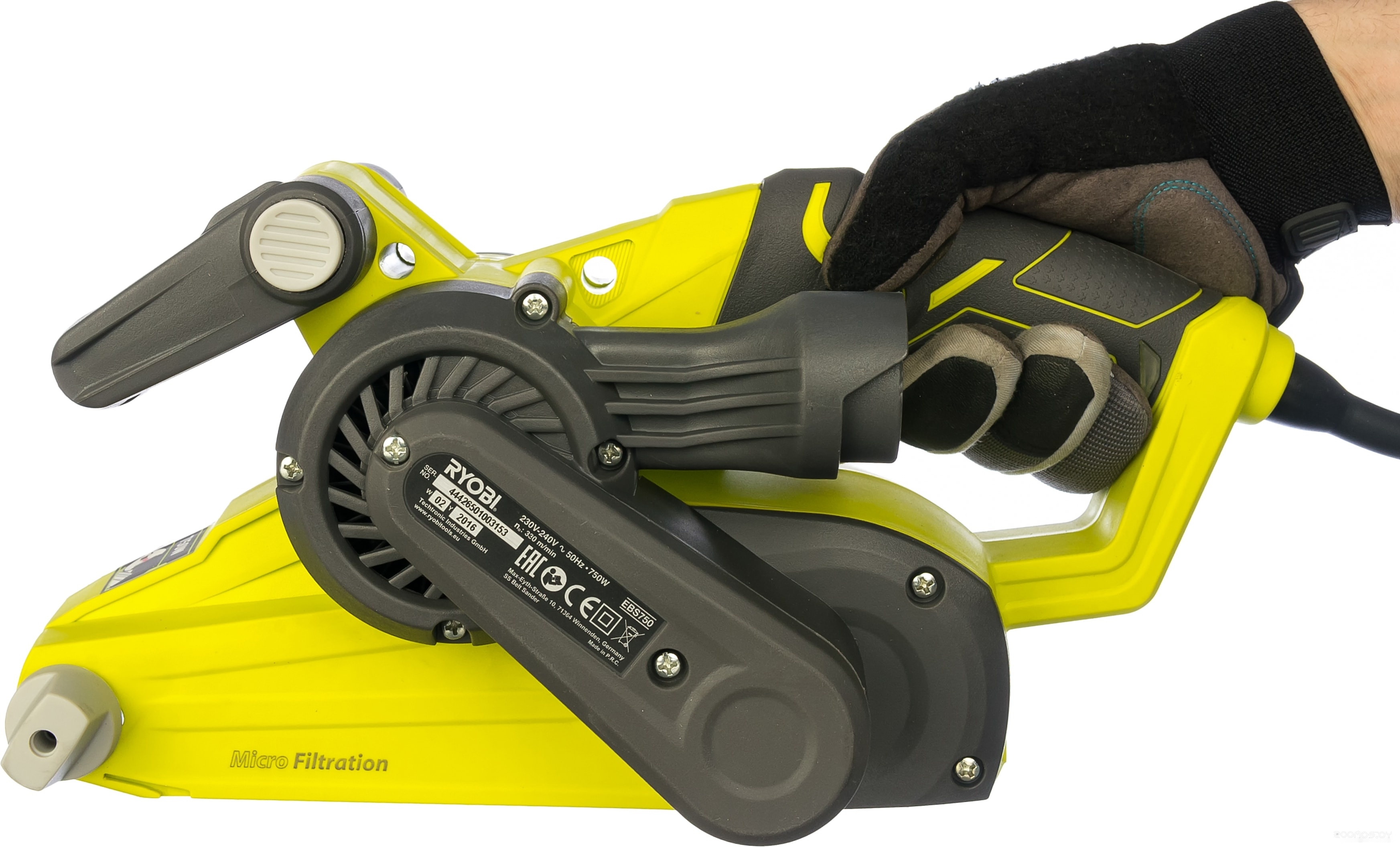 Ленточная шлифмашина Ryobi EBS750, фото 5