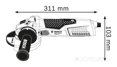 Угловая шлифмашина Bosch GWS 17-125 CIE Professional, фото 4