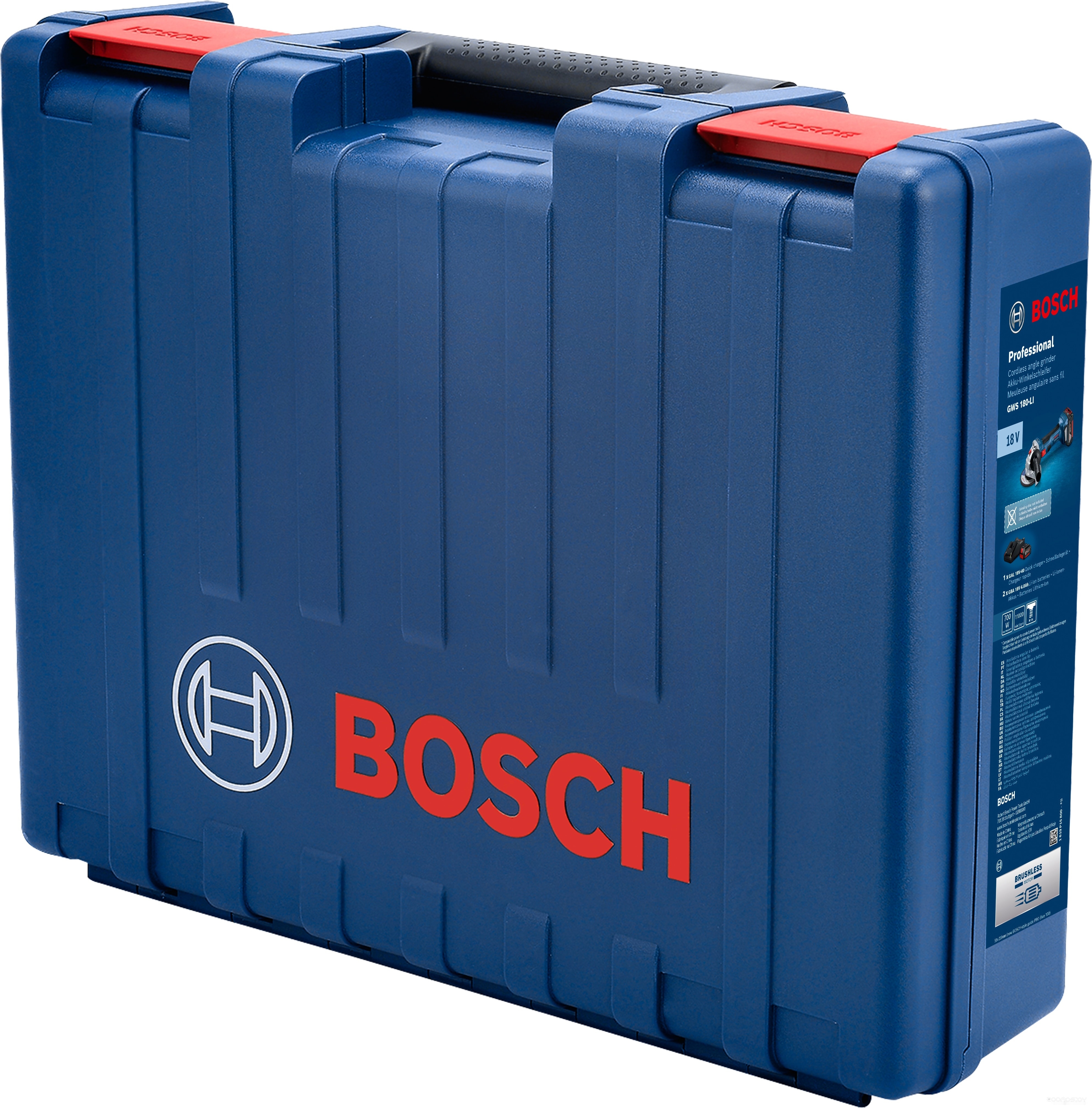 Угловая шлифмашина Bosch GWS 180-LI Professional 06019H9025 (с 1-им АКБ, кейс), фото 3