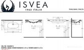 Умывальник Isvea Sentimenti Flat 10SM50082