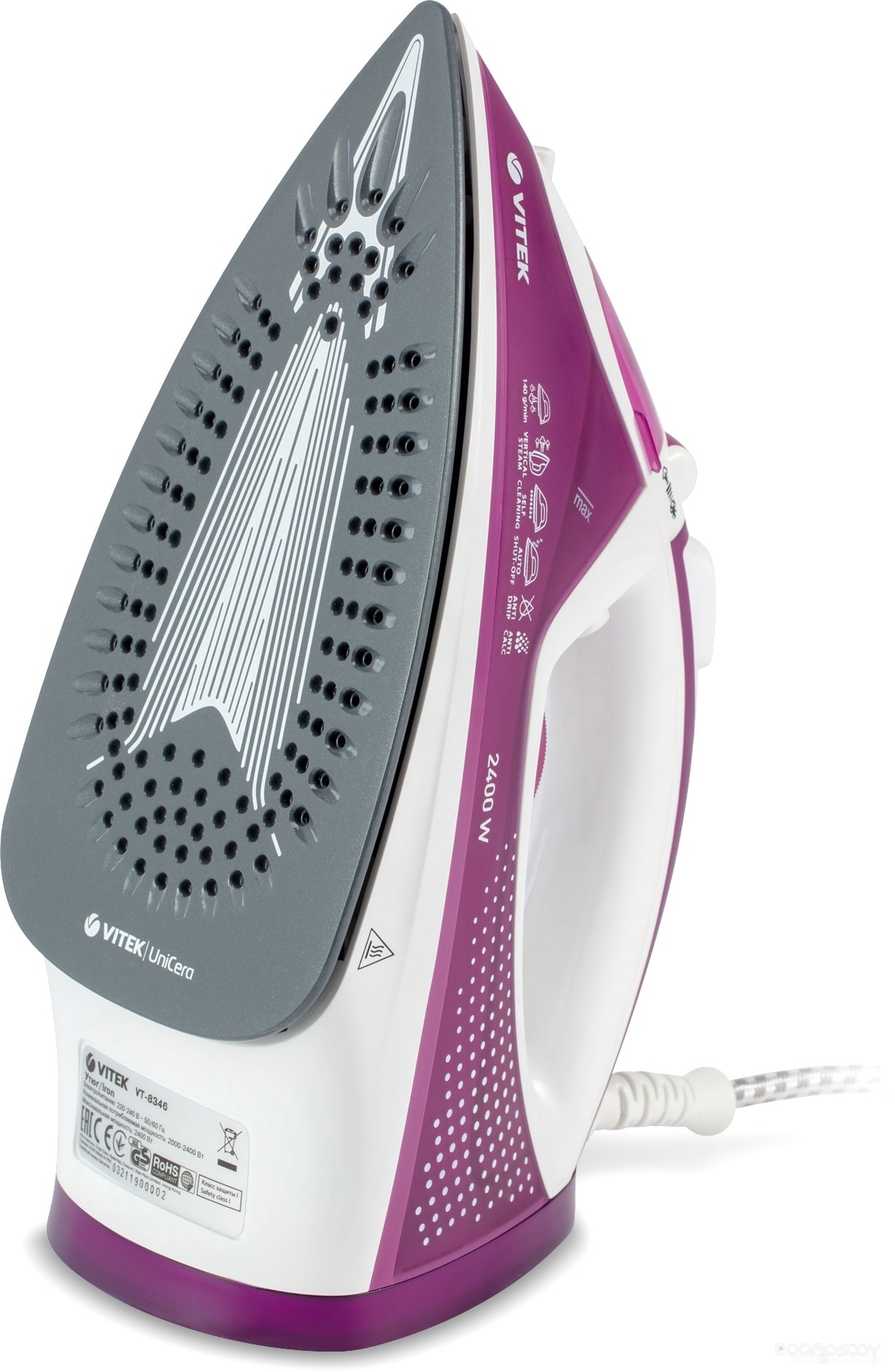 Утюг Vitek VT-8346, фото 3