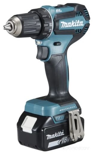 Дрель-шуруповерт Makita DDF485RAJ (с 2-мя АКБ, кейс), фото 1