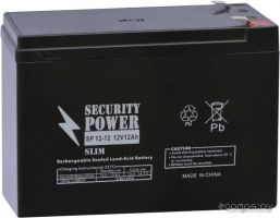 Аккумулятор для ИБП Security Power SP 12-12 F2 Slim (12В/12 А·ч)