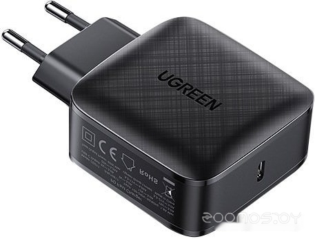 Сетевое зарядное Ugreen CD217 70817 (черный), фото 2