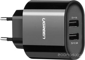 Сетевое зарядное Ugreen CD104 20383 (черный)