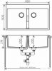 Кухонная мойка Tolero Loft TL-862 (черный)