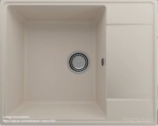 Кухонная мойка Ulgran QUARTZ Prima 605-02 (лен)