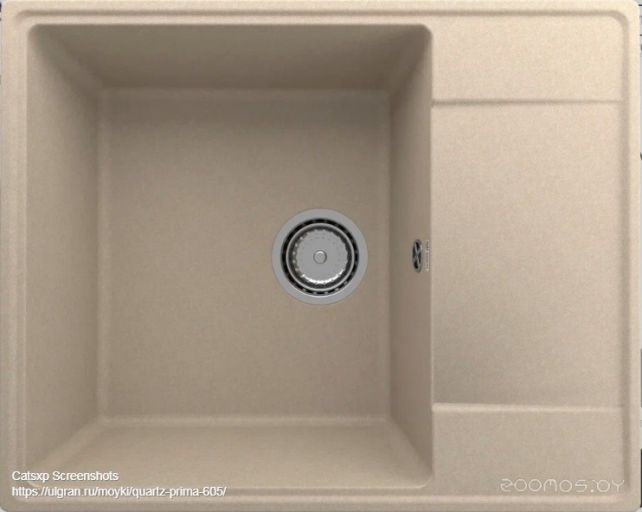Кухонная мойка Ulgran QUARTZ Prima 605-03 (десерт)