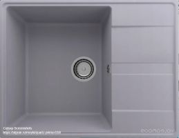 Кухонная мойка Ulgran Quartz Prima 650-05 (бетон)