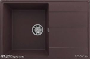 Кухонная мойка Ulgran Quartz Prima 750-06 (трюфель)