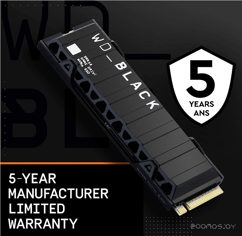 SSD Western Digital Black SN850 NVMe Heatsink 2TB WDS200T1XHE, фото 4