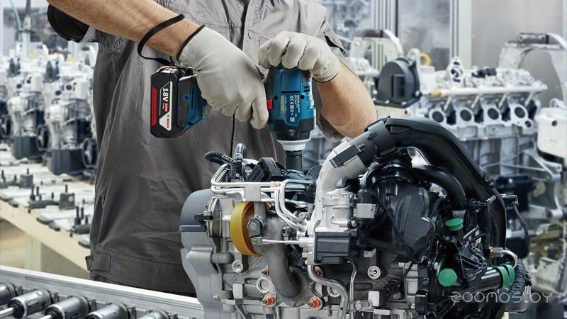 Гайковерт Bosch GDS 18V-400 Professional 06019K0020 (с 2-мя АКБ, кейс), фото 5