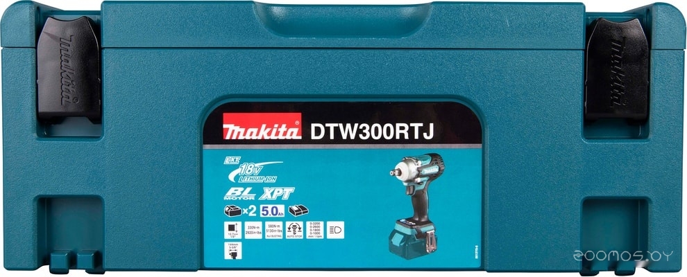 Гайковерт Makita DTW300RTJ (с 2-мя АКБ), фото 6