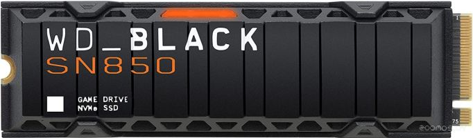 SSD Western Digital Black SN850 NVMe Heatsink 2TB WDS200T1XHE