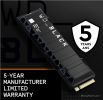 SSD Western Digital Black SN850 NVMe Heatsink 500GB WDS500G1XHE