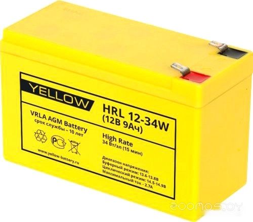 Аккумулятор для ИБП Yellow HRL 12-34W