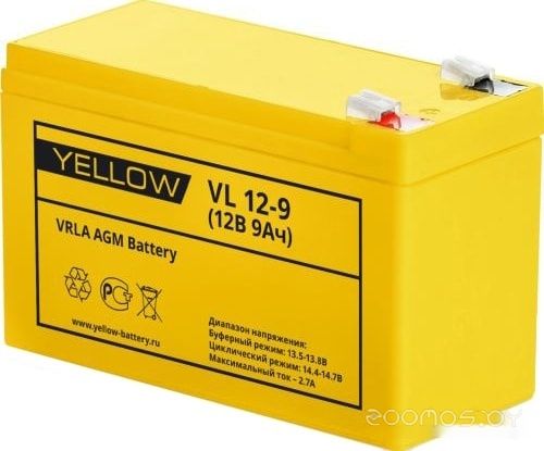 Аккумулятор для ИБП Yellow VL 12-9