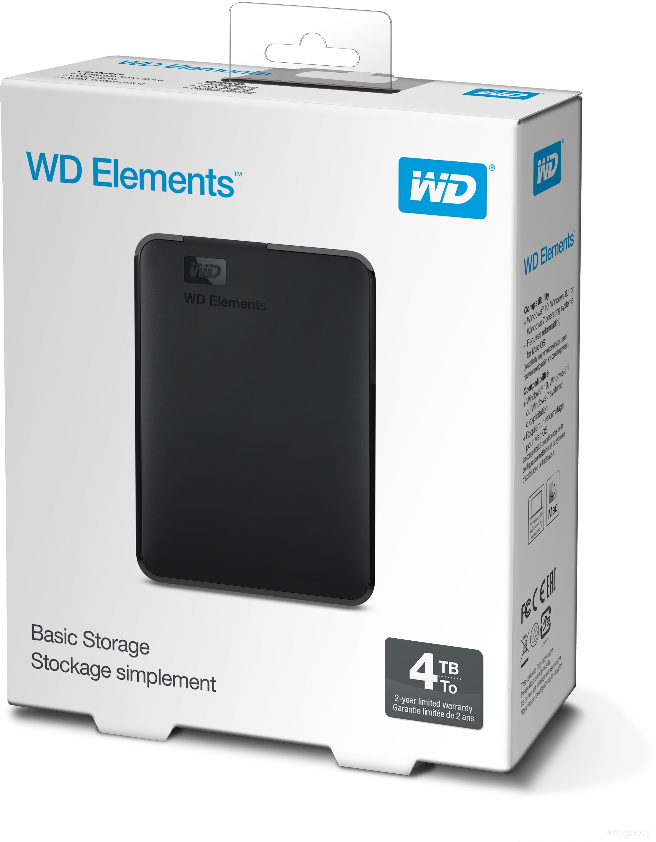 Внешний накопитель Western Digital Elements Portable 5TB WDBU6Y0050BBK, фото 6