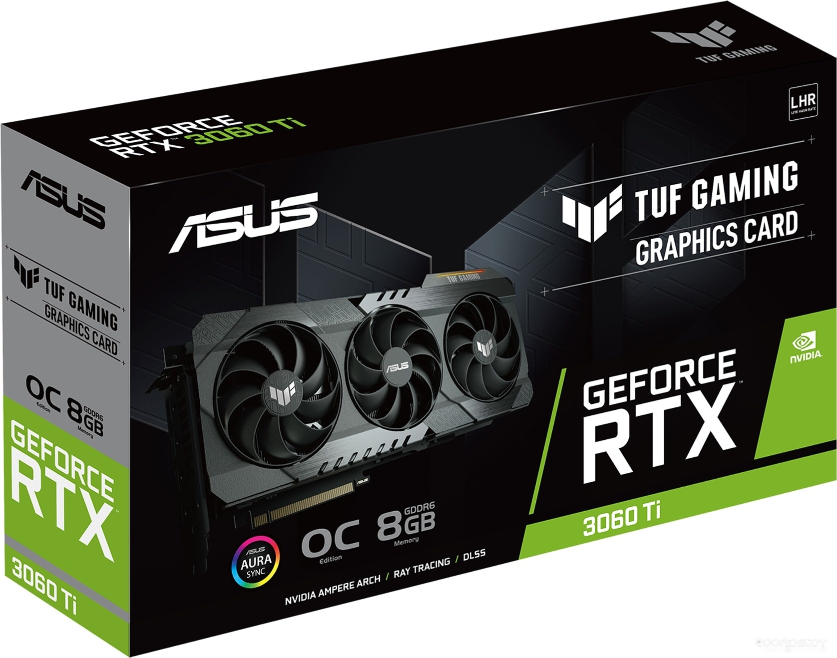 Видеокарта Asus TUF Gaming GeForce RTX 3060 Ti V2 OC Edition 8GB GDDR6, фото 10