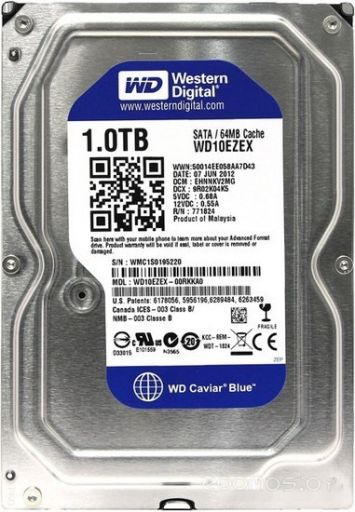 Жесткий диск Western Digital Caviar Blue 1TB (WD10EZEX), фото 1