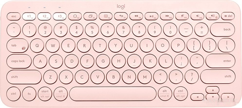 Клавиатура Logitech Multi-Device K380 Bluetooth (розовый), фото 1