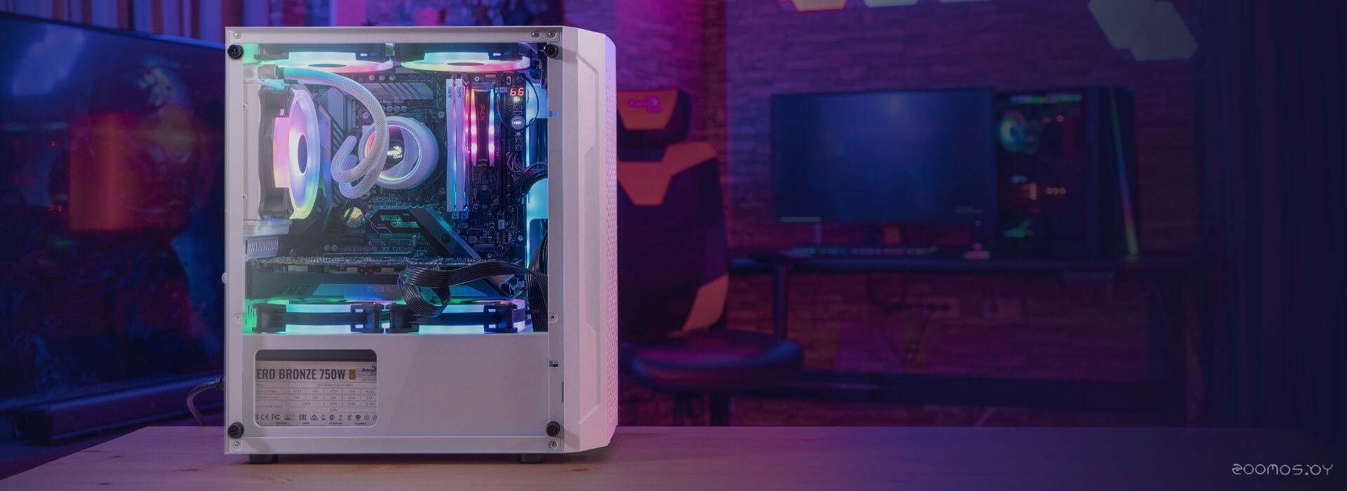 Корпус Aerocool Trinity Mini-G-WT-v2, фото 6