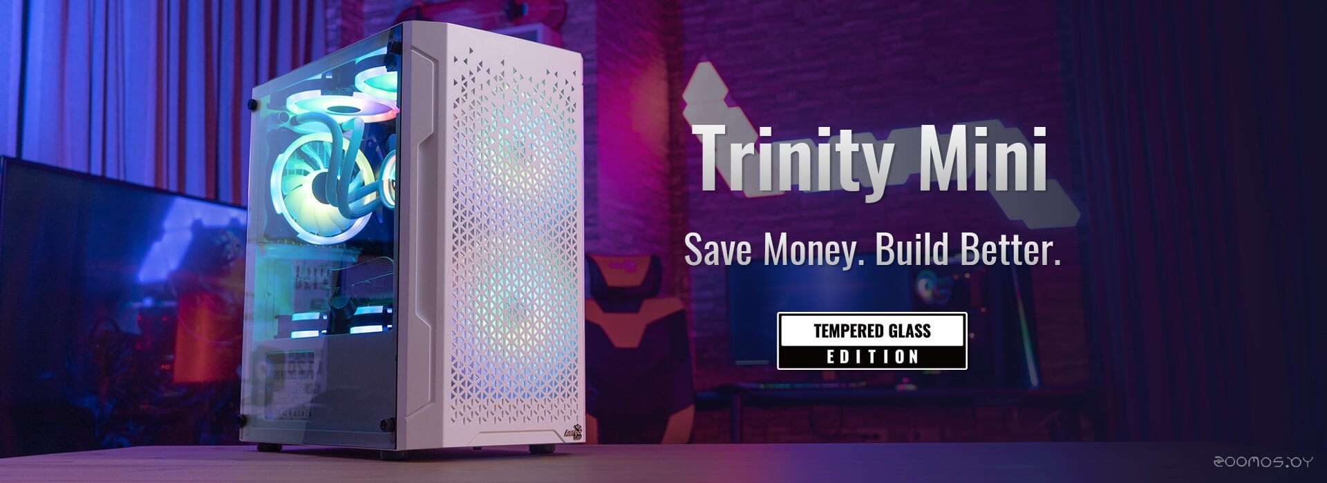 Корпус Aerocool Trinity Mini-G-WT-v2, фото 5