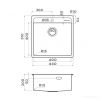 Кухонная мойка Omoikiri Daisen 44-IN