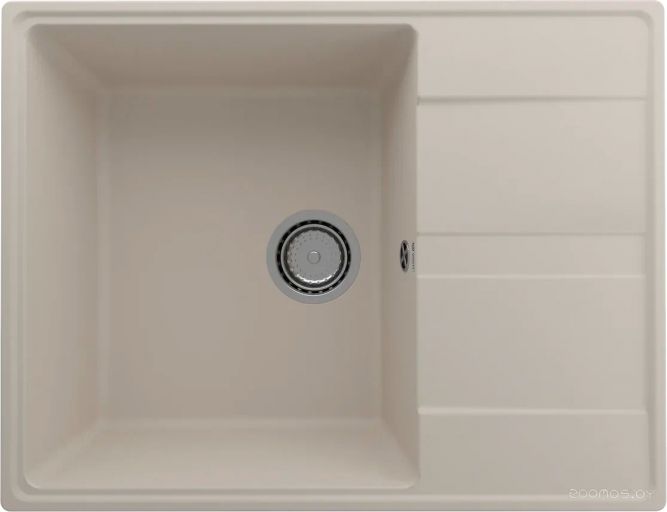 Кухонная мойка Ulgran Quartz Prima 650-02 (лен), фото 1