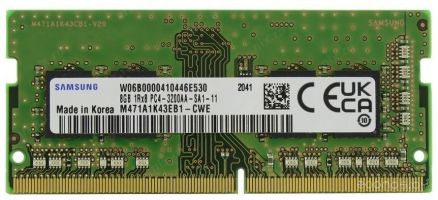Оперативная память Samsung 8GB DDR4 SODIMM PC4-25600 M471A1K43EB1-CWE