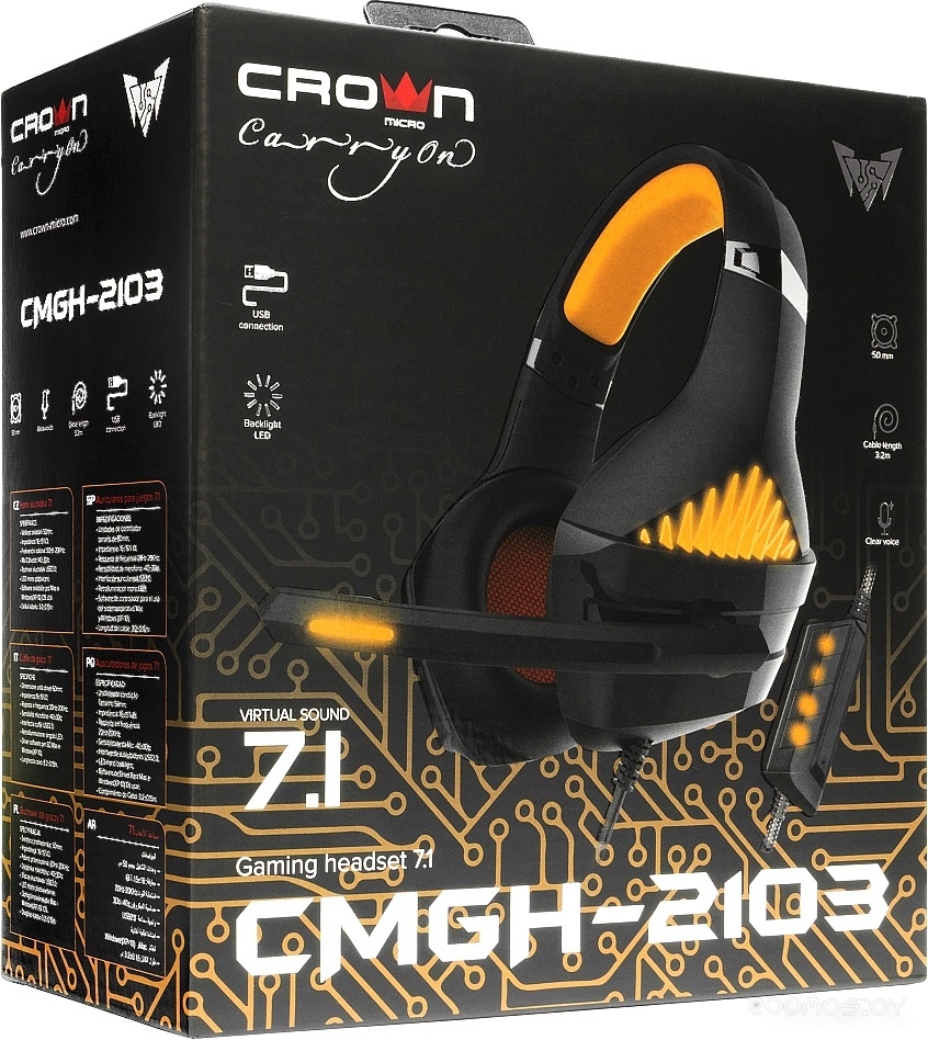 Наушники CrownMicro CMGH-2103, фото 7