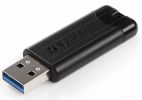 USB Flash Verbatim Store 'n' Go PinStripe 128GB 49319 (Black)