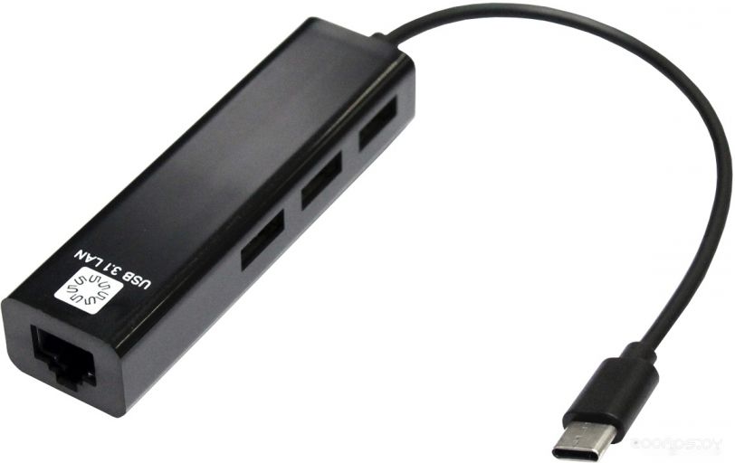 USB-хаб 5bites UA3C-45-09BK