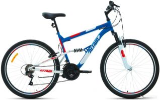 Велосипед ALTAIR MTB FS 26 1.0 р.16 2022 (синий/красный)