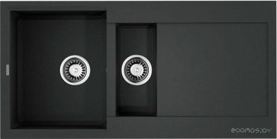 Кухонная мойка Omoikiri Sakaime 100-2 BL (черный)