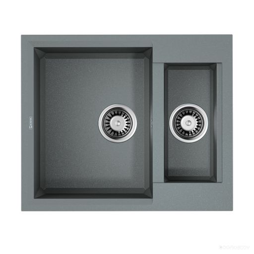 Кухонная мойка Omoikiri Sakaime 60-2 GR (leningrad grey), фото 1