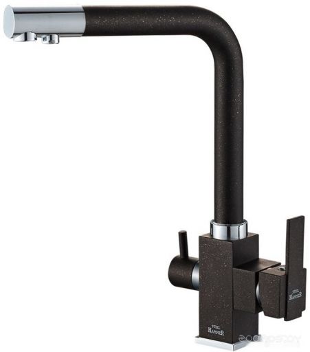 Смеситель Zorg Steel Hammer SH 805 (черный/хром), фото 1